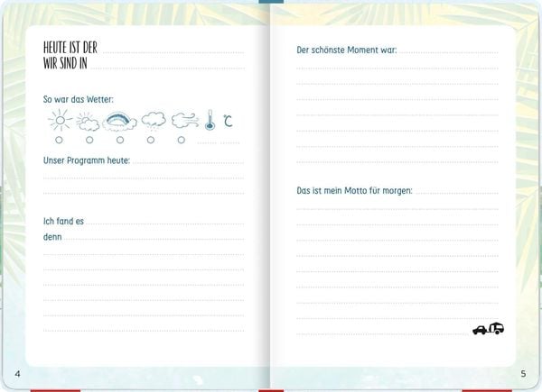 Produktbild: Reisetagebuch (Weltkarte)