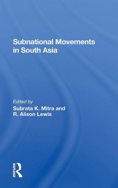 Produktbild: Subnational Movements In South Asia