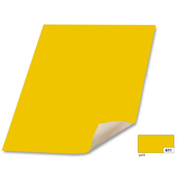 Produktbild: folia Plakatkarton 380g/m&sup2; gold 48x68cm 10 Blatt