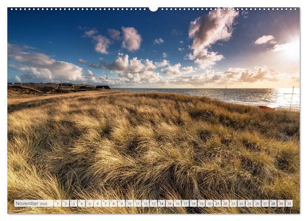 Produktbild: Nordseeperle Sylt (hochwertiger Premium Wandkalender 2026 DIN A2 quer), Kunstdruck in Hochglanz