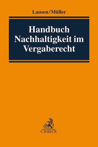 Produktbild: Handbuch Nachhaltigkeit im Vergaberecht