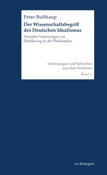 Produktbild: Der Wissenschaftsbegriff des Deutschen Idealismus