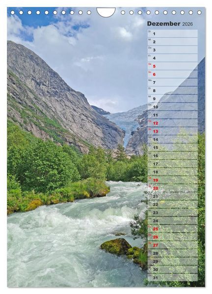 Produktbild: Skandinavien entdecken - Von Schweden nach Norwegen mit dem Wohnmobil (Wandkalender 2026 DIN A4 hoch), CALVENDO Monatskalender
