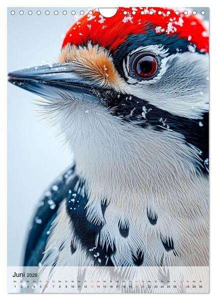 Produktbild: V&ouml;gel Portr&auml;ts (Wandkalender 2026 DIN A4 hoch), CALVENDO Monatskalender