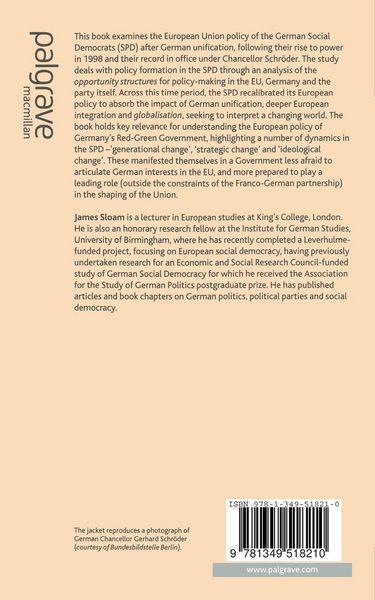 Produktbild: The European Policy of the German Social Democrats