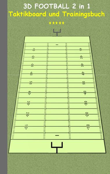 Produktbild: 3D Football 2 in 1 Taktikboard und Trainingsbuch