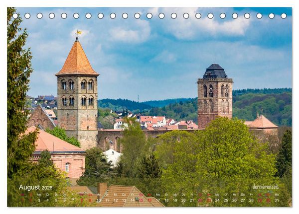 Produktbild: bad hersfeld zeitlos (Tischkalender 2026 DIN A5 quer), CALVENDO Monatskalender