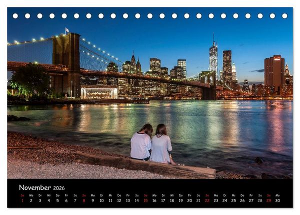 Produktbild: New York (Tischkalender 2026 DIN A5 quer), CALVENDO Monatskalender