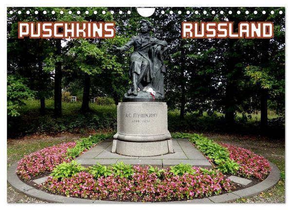 Produktbild: PUSCHKINS RUSSLAND (Wandkalender 2026 DIN A4 quer), CALVENDO Monatskalender