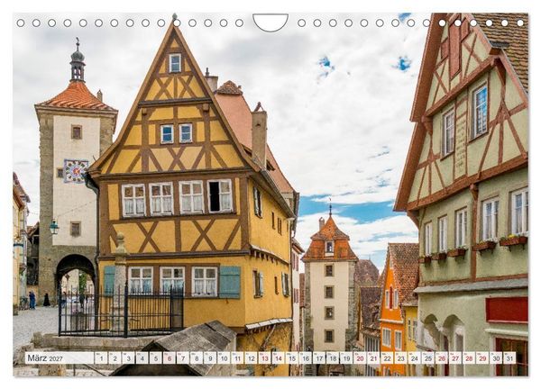 Produktbild: Ein Spaziergang durch Rothenburg ob der Tauber (Wandkalender 2027 DIN A4 quer), CALVENDO Monatskalender
