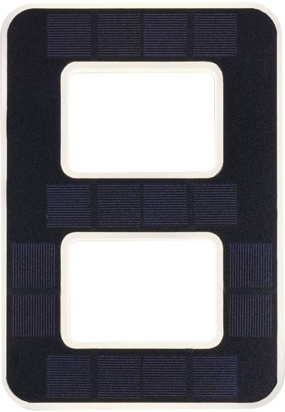 Produktbild: Paulmann 79849 Solar-Hausnummernleuchte 0.20W Warmwei&szlig; Schwarz