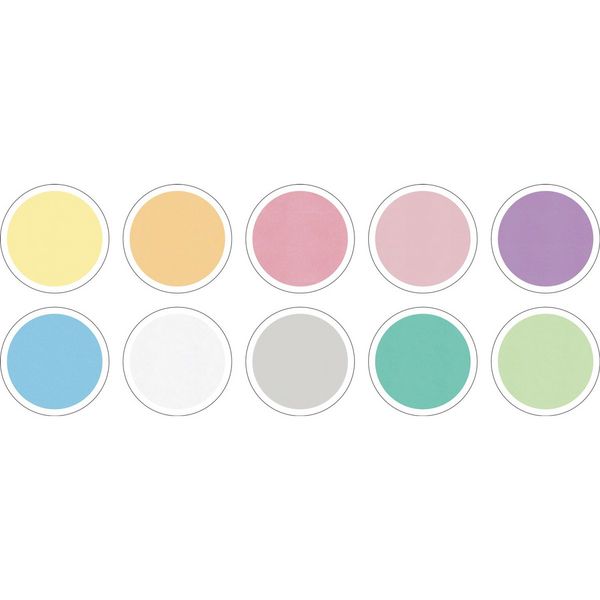 Produktbild: FOLIA&reg; Moosgummi, Pastel 10 Farben