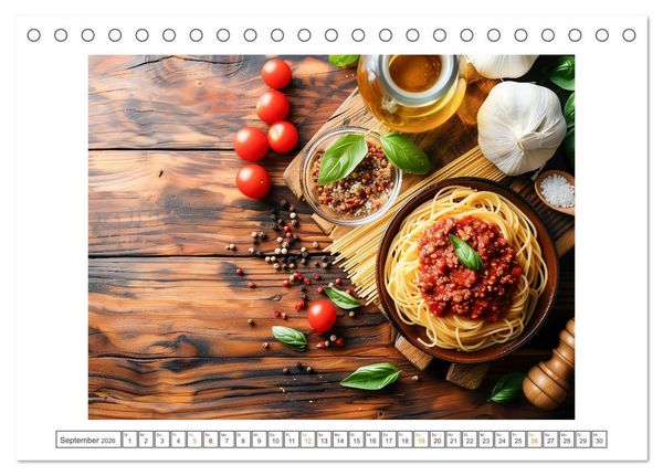 Produktbild: Mediterrane K&uuml;che (Tischkalender 2026 DIN A5 quer), CALVENDO Monatskalender