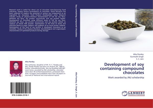 Produktbild: Development of soy containing compound chocolates