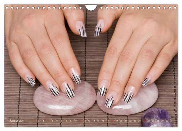Produktbild: Verg&auml;ngliche Kunst - Nailart Episode 2 (Wandkalender 2026 DIN A4 quer), CALVENDO Monatskalender