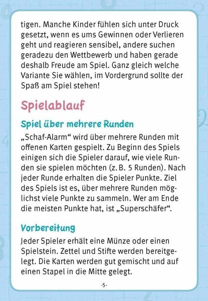 Schafalarm. Ein Denk- und Zahlenspiel