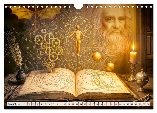 Produktbild: Magische Welt der B&uuml;cher - Fantastische Abenteuer zwischen den Seiten (Wandkalender 2026 DIN A4 quer), CALVENDO Monatskalender