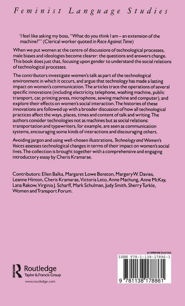 Produktbild: Technology and Women's Voices