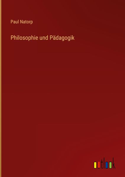 Produktbild: Philosophie und P&auml;dagogik