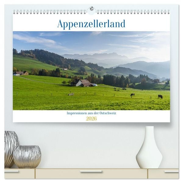 Produktbild: Appenzellerland (hochwertiger Premium Wandkalender 2026 DIN A2 quer), Kunstdruck in Hochglanz