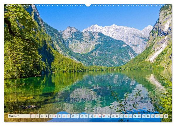 Produktbild: Berchtesgadener Land - Welt der Berge und Seen (Wandkalender 2027 DIN A2 quer), CALVENDO Monatskalender