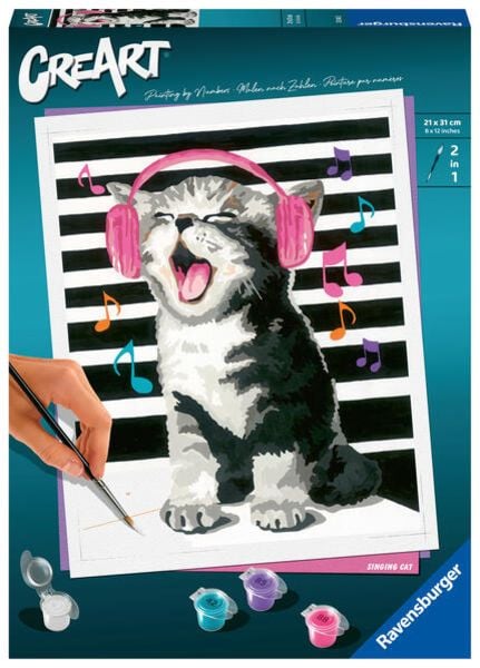 Ravensburger - Malen nach Zahlen - Kitten Karaoke