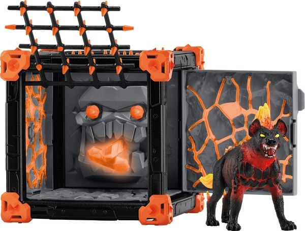 schleich 42674 - Eldrador Creatures, BattleCave Lavahyäne, Spielset