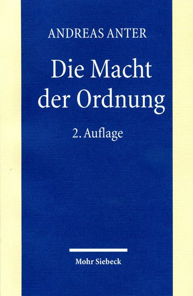 Produktbild: Die Macht der Ordnung
