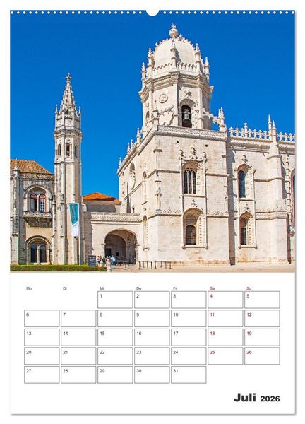 Produktbild: Lissabon - ein Traumreiseziel (Wandkalender 2026 DIN A2 hoch), CALVENDO Monatskalender