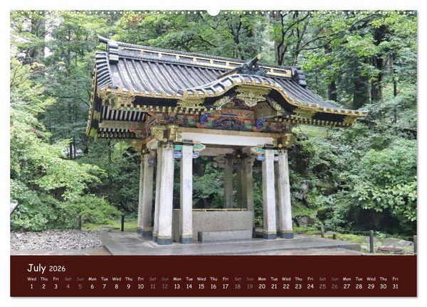 Produktbild: Japan - modern and traditional (High Quality Premium Wall Calendar 2026 DIN A2 landscape),CALVENDO 12 Month Wall Calendar