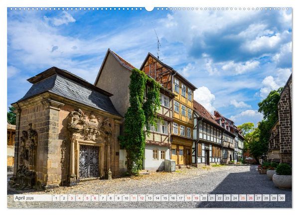 Produktbild: Quedlinburg Impressionen (Wandkalender 2026 DIN A2 quer), CALVENDO Monatskalender
