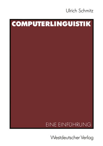 Produktbild: Computerlinguistik