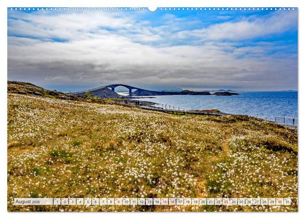 Produktbild: Vom Nordkap zum S&uuml;dkap (hochwertiger Premium Wandkalender 2026 DIN A2 quer), Kunstdruck in Hochglanz