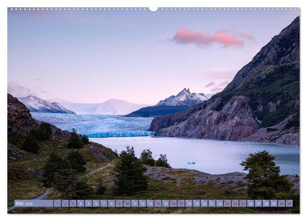 Produktbild: Patagonien: Einzigartige Landschaft am Ende der Welt (hochwertiger Premium Wandkalender 2026 DIN A2 quer), Kunstdruck in Hochglanz