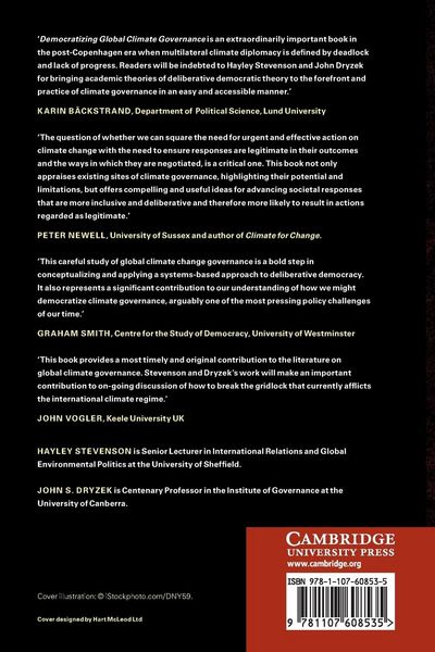 Produktbild: Democratizing Global Climate Governance