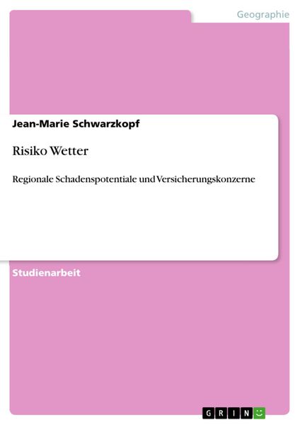 Produktbild: Risiko Wetter