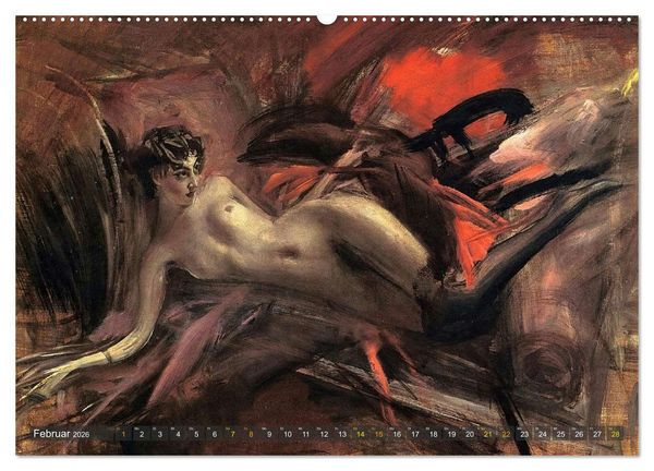 Produktbild: Liegende Sch&ouml;nheiten (hochwertiger Premium Wandkalender 2026 DIN A2 quer), Kunstdruck in Hochglanz