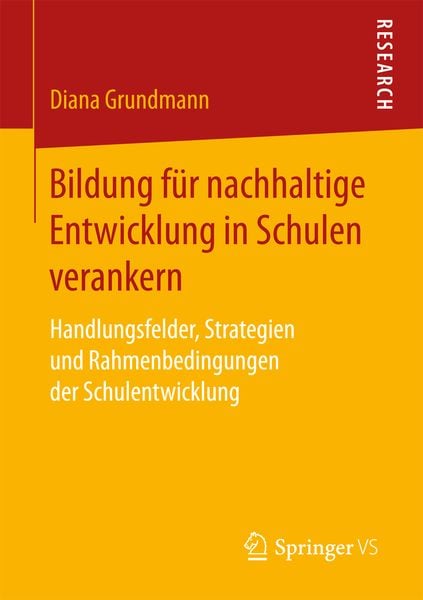 Produktbild: Bildung f&uuml;r nachhaltige Entwicklung in Schulen verankern
