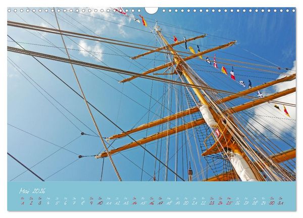 Produktbild: SAIL Bremerhaven. Segelspektakel zum Wegtr&auml;umen (Wandkalender 2026 DIN A3 quer), CALVENDO Monatskalender
