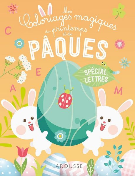 Produktbild: Mes coloriages magiques du printemps et de P&acirc;ques : sp&eacute;cial lettres