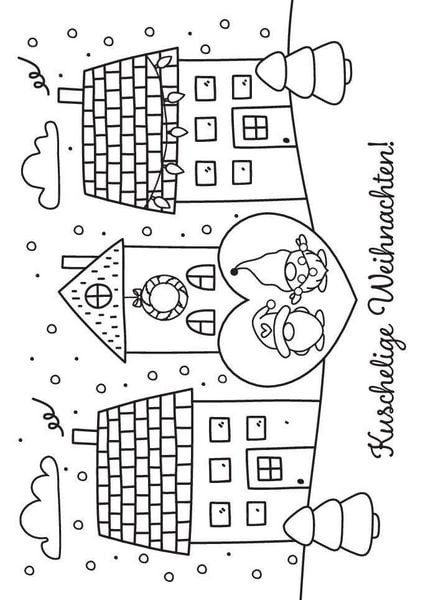 Produktbild: Merry Christmas! 20 Ausmal-Postkarten