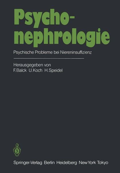 Produktbild: Psychonephrologie