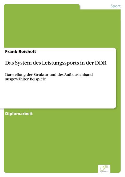 Produktbild: Das System des Leistungssports in der DDR