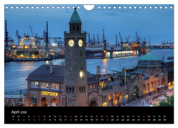 Produktbild: Hamburg (Wandkalender 2026 DIN A4 quer), CALVENDO Monatskalender