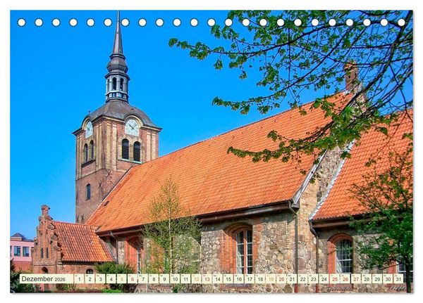 Produktbild: Bezauberndes Flensburg (Tischkalender 2026 DIN A5 quer), CALVENDO Monatskalender