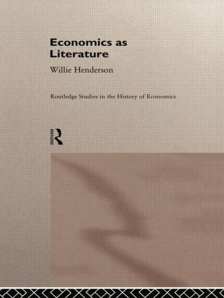 Produktbild: Economics as Literature