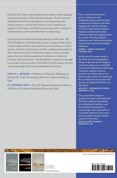 Produktbild: T&T Clark Handbook of Ecclesiology