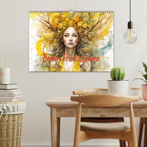 Produktbild: Baum-Prinzessinnen (Wandkalender 2026 DIN A3 quer), CALVENDO Monatskalender