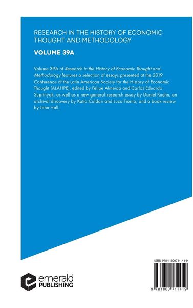 Produktbild: Research in the History of Economic Thought and Methodology
