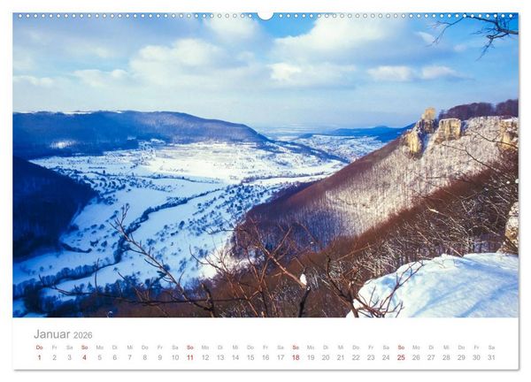 Produktbild: SCHW&Auml;BISCHE ALB W.Dieterich (Wandkalender 2026 DIN A2 quer), CALVENDO Monatskalender